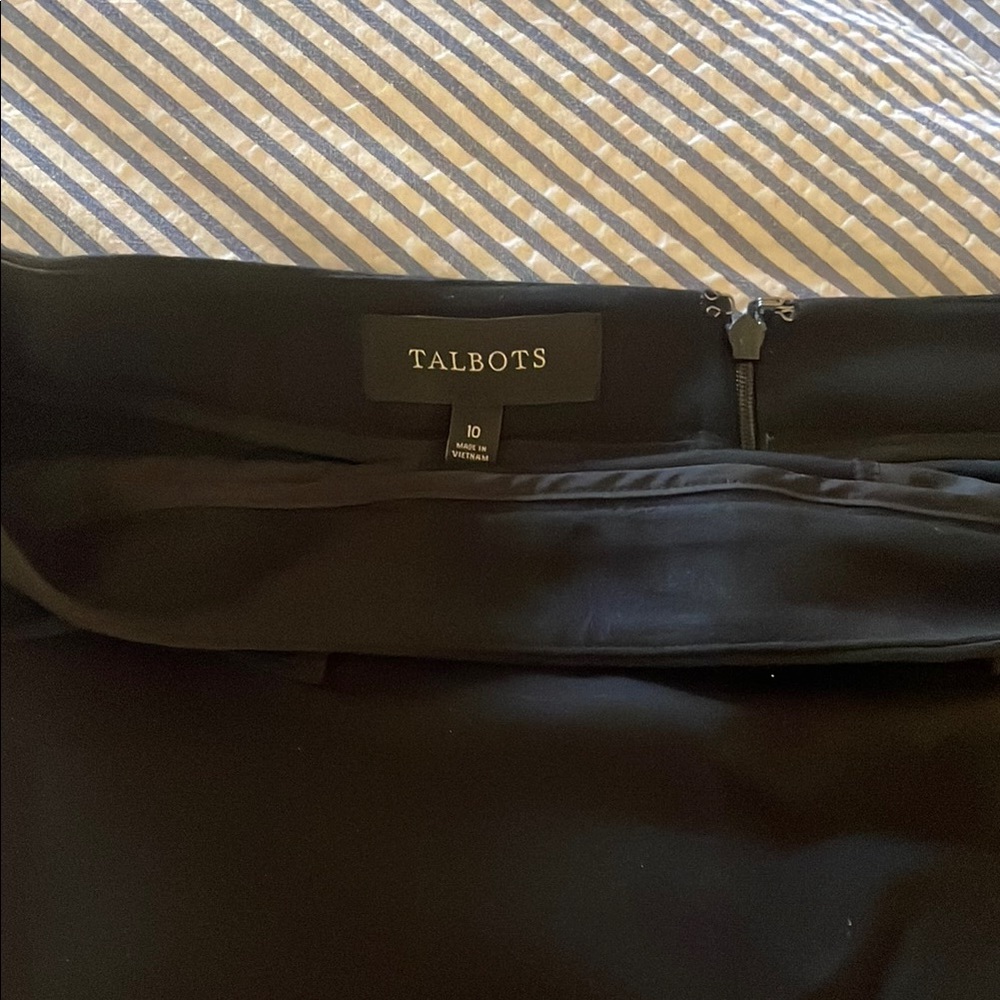 Talbots Black Skirt